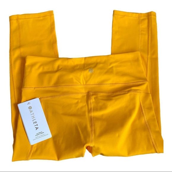 Athleta Ultimate Stash II Capri NWT Golden Spark XS Petite​ - Picture 3 of 8